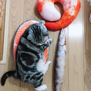 Seafood Cat Pillow