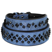 Spiked Studded Dog Collar Luxurious Leather