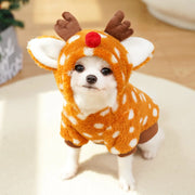 Pet Christmas Reindeer Clothes
