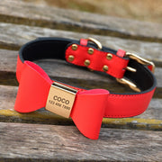 Customized Dog Collar Leather