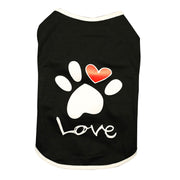 Cute Paw Printed Summer Clothes for Cats & Dogs