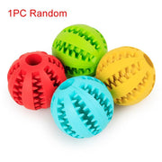 Soft Pet Dog Toys Toy Funny Interactive Elasticity Ball Dog Chew Toy For Dog Tooth Clean Ball Food Extra-tough Rubber Ball Dog - Pacco Pet