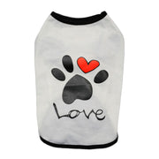 Cute Paw Printed Summer Clothes for Cats & Dogs