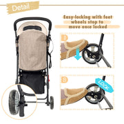 Dog & Cat Puppy Travel Stroller Pushchair