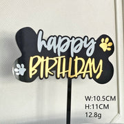 Dog Birthday Cake Decoration