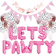 Dog Let's Pawty Birthday Party Theme