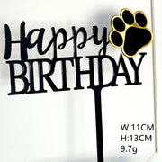 Dog Birthday Cake Decoration