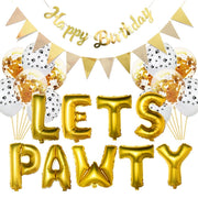 Dog Let's Pawty Birthday Party Theme