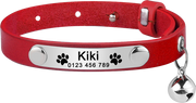 Custom Cat Collar Adjustable Leather