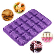 Puppy Dog Paw & Bone Trays Silicone Treat Molds