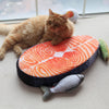 Seafood Cat Pillow