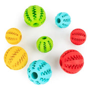 Soft Pet Dog Toys Toy Funny Interactive Elasticity Ball Dog Chew Toy For Dog Tooth Clean Ball Food Extra-tough Rubber Ball Dog - Pacco Pet