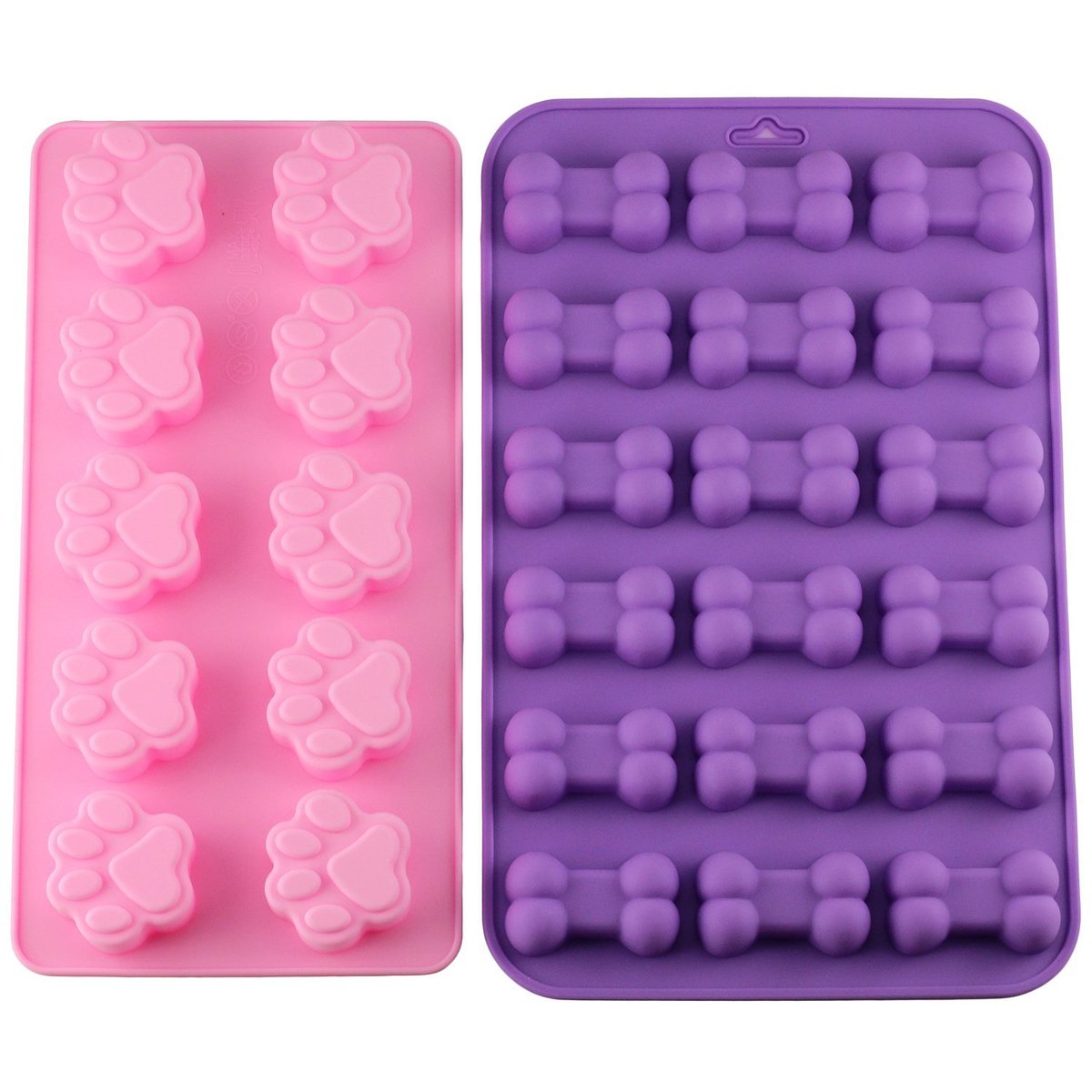 Puppy Dog Paw & Bone Trays Silicone Treat Molds – Pacco Pet