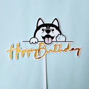 Dog Birthday Cake Decoration