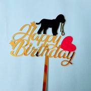 Dog Birthday Cake Decoration