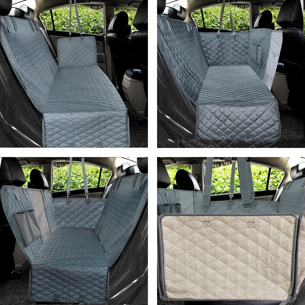 Dog Car Seat Cover View Mesh Pet Carrier Hammock Safety Protector Car Rear  Back Seat Mat With Zipper And Pocket For Travel – Pet City Depot