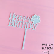 Dog Birthday Cake Decoration