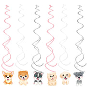 Pink Dog Paw Theme Birthday Party Decoration