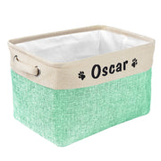 Personalized Pet Toy Storage Basket